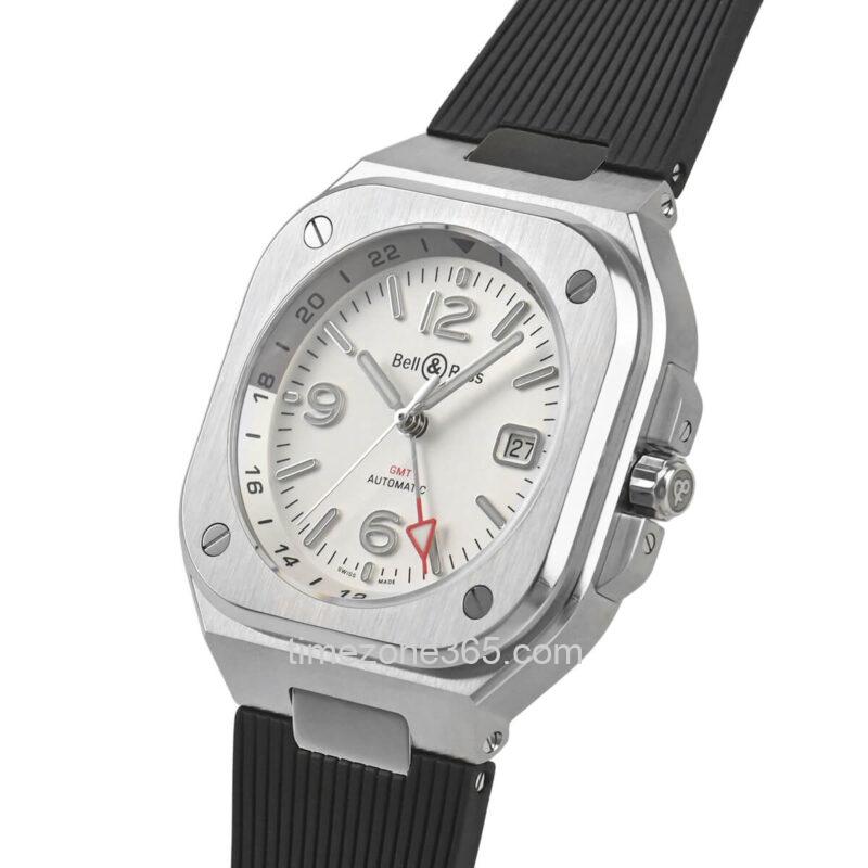 Bell & Ross BR 05 GMT White 41mm BR05G-SI-ST/SRB - Image 2