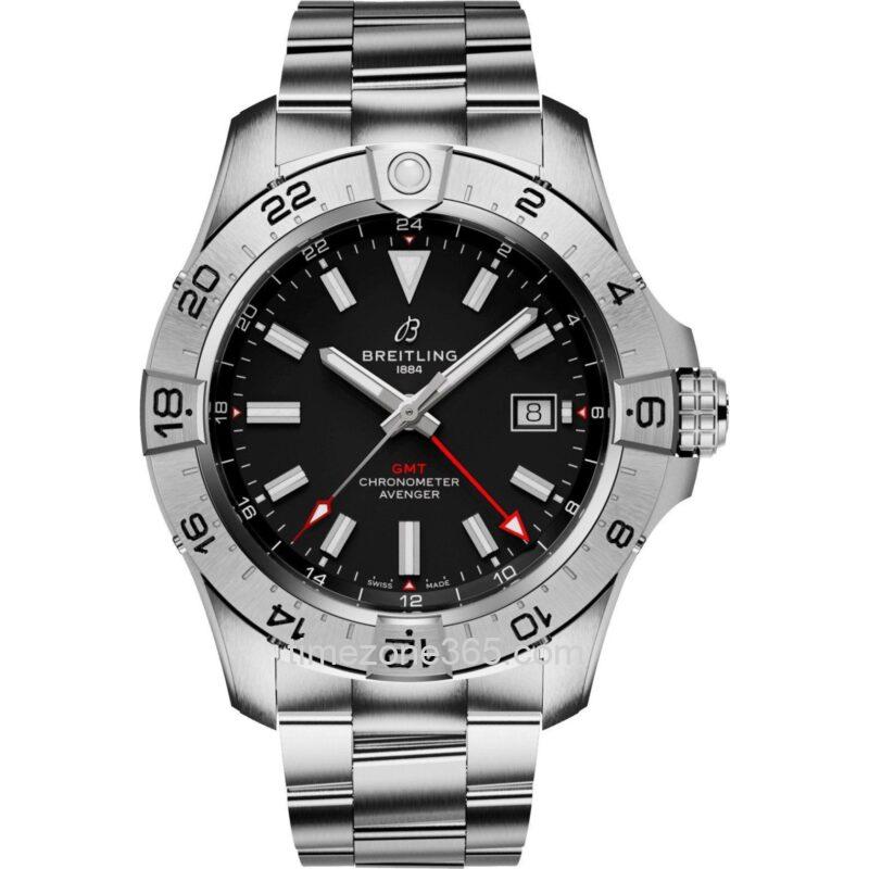 breitling avenger automatic gmt 44mm a32320101b1a1