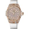 Hublot Big Bang One Click King Gold White Full Pave 39mm 465.OE.9010.RW.1604