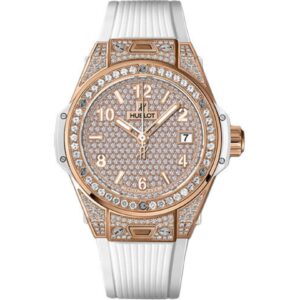 Hublot Big Bang One Click King Gold White Full Pave 39mm 465.OE.9010.RW.1604