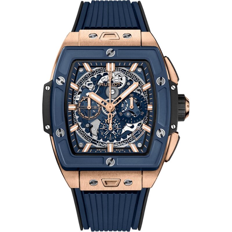 Hublot Spirit of Big Bang King Gold Blue Ceramic 42mm 642.OL.7180.RX