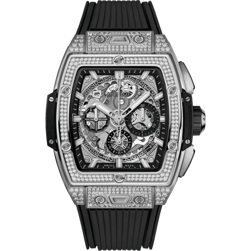 Hublot Spirit Of Big Bang Titanium Pave 42Mm 642.Nx.0170.Rx.1704