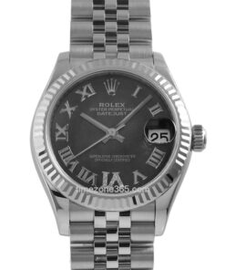 pre-owned rolex datejust 31mm 278274 dark grey vi