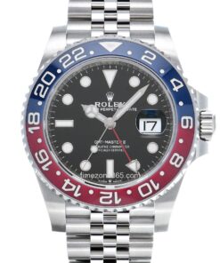 Pre-owned Rolex GMT-Master II Pepsi M126710BLRO-0001