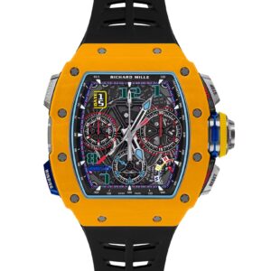 richard mille rm 65 01 automatic split seconds chronograph dark yellow quartz tpt