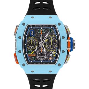 richard mille rm 65 01 automatic split seconds chronograph pastel blue quartz tpt