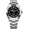 Elegant Rolex Air-King 40mm 126900-0001 watch with black dial