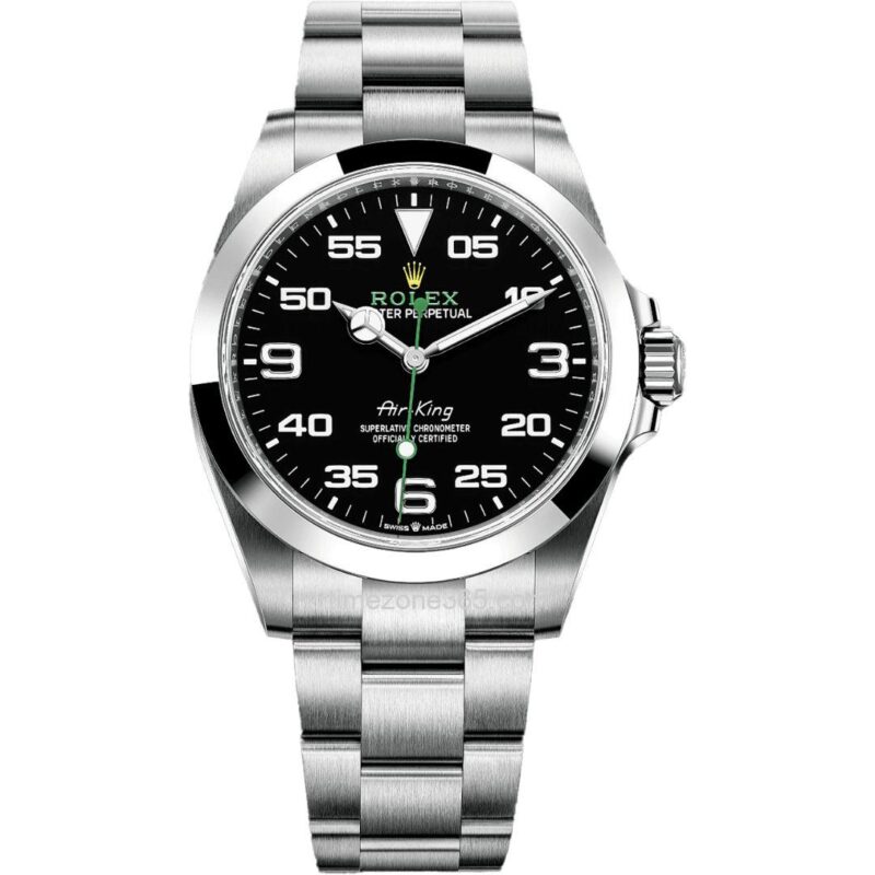 Elegant Rolex Air-King 40mm 126900-0001 watch with black dial