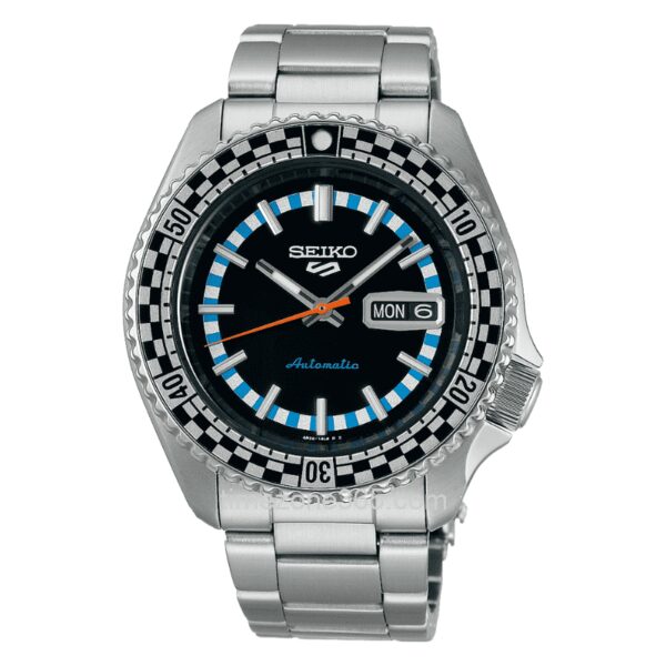 Seiko 5 Sports Black & White 'Checker Flag' Special Edition SRPK67K1