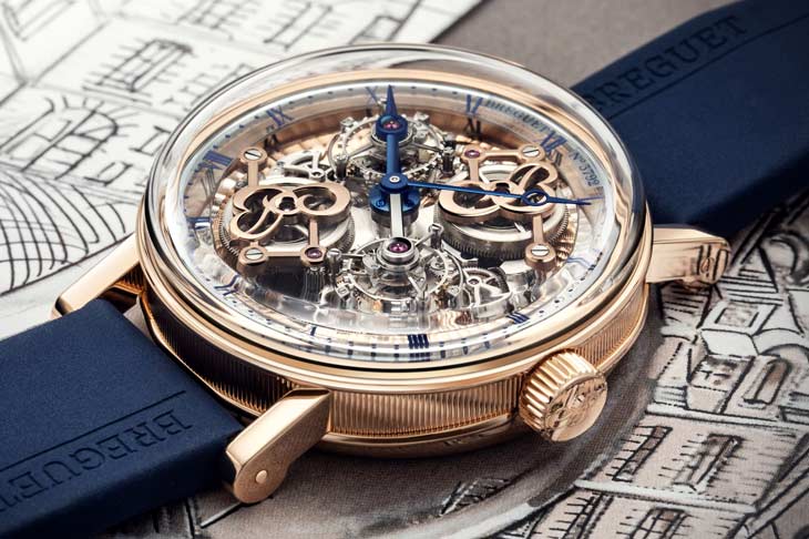 寶璣Classique Double Tourbillon Quai de L'horloge 5345鏤空雙陀飛輪腕錶