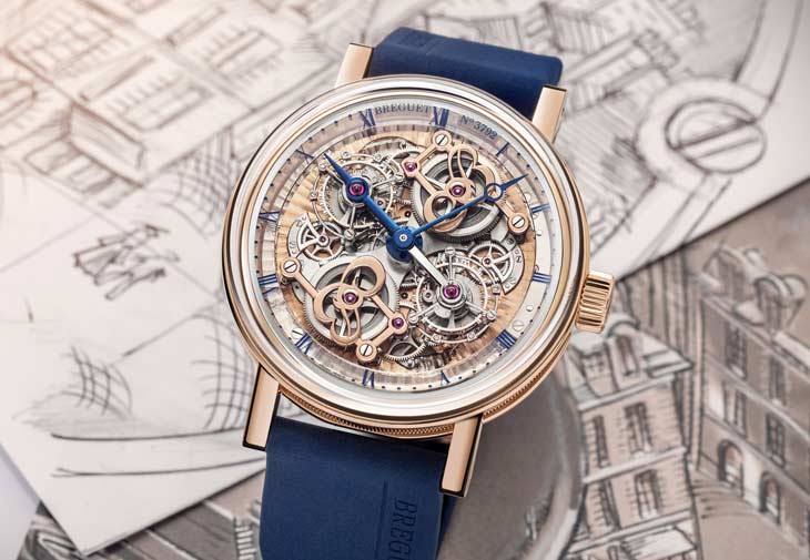 寶璣Classique Double Tourbillon Quai de L'horloge 5345鏤空雙陀飛輪腕錶